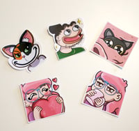 Image 1 of Roszipou's official Twitch Emote (Tier 1) Die-cut stickers