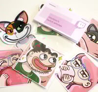 Image 2 of Roszipou's official Twitch Emote (Tier 1) Die-cut stickers