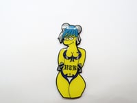 Image 1 of (PINS) Marge Simpson/Street Fighter Chun Lii (Mash Up)