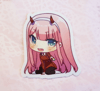 Zero Two Vinyl Sticker