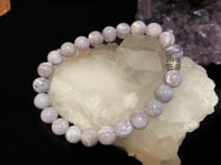 Image 2 of Grey Mother Of Pearl Healing Bracelet 