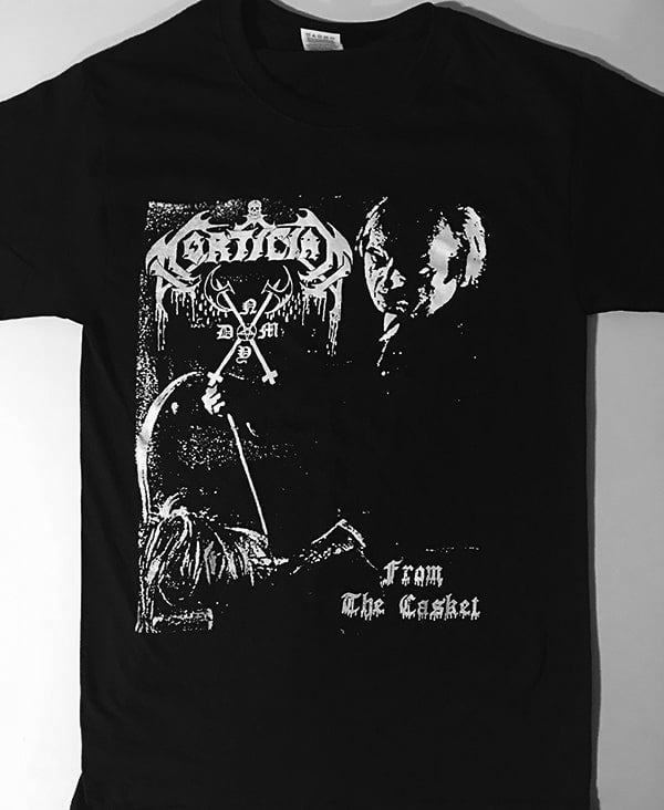Image of Mortician " From The Casket " T shirt
