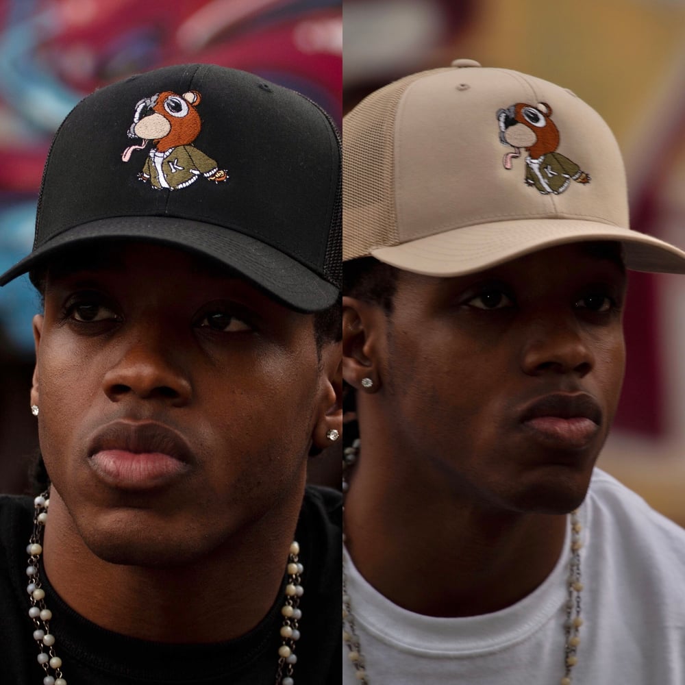 Image of Goin Kwame Crazy Trucker Hat 