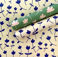 Image 3 of Sprigs Wrapping Paper – Green