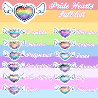 Image 4 of Pride Heart die-cut sticker