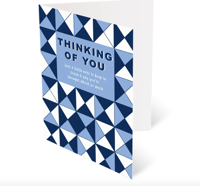 Geometric Thinking of you card