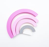 Image 4 of Medium Wooden Rainbows