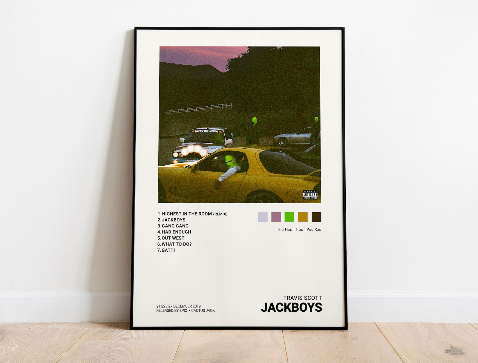 Travis Scott - JackBoys Album Cover Poster | Architeg Prints