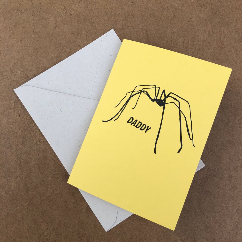 Image of Daddy Long Legs birthday card