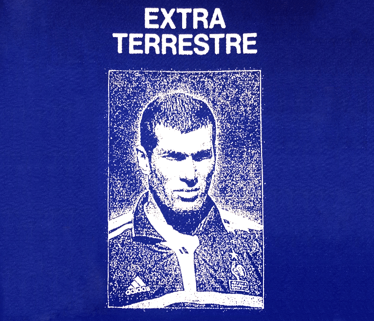 Image of "EXTRA TERRESTRE" T-SHIRT *** ROYAL BLUE