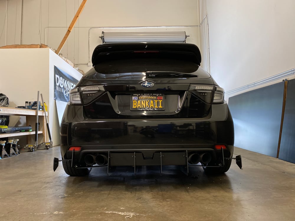 DownForceSolutions — 2011-2014 Subaru Wrx/sti “v2” rear diffuser