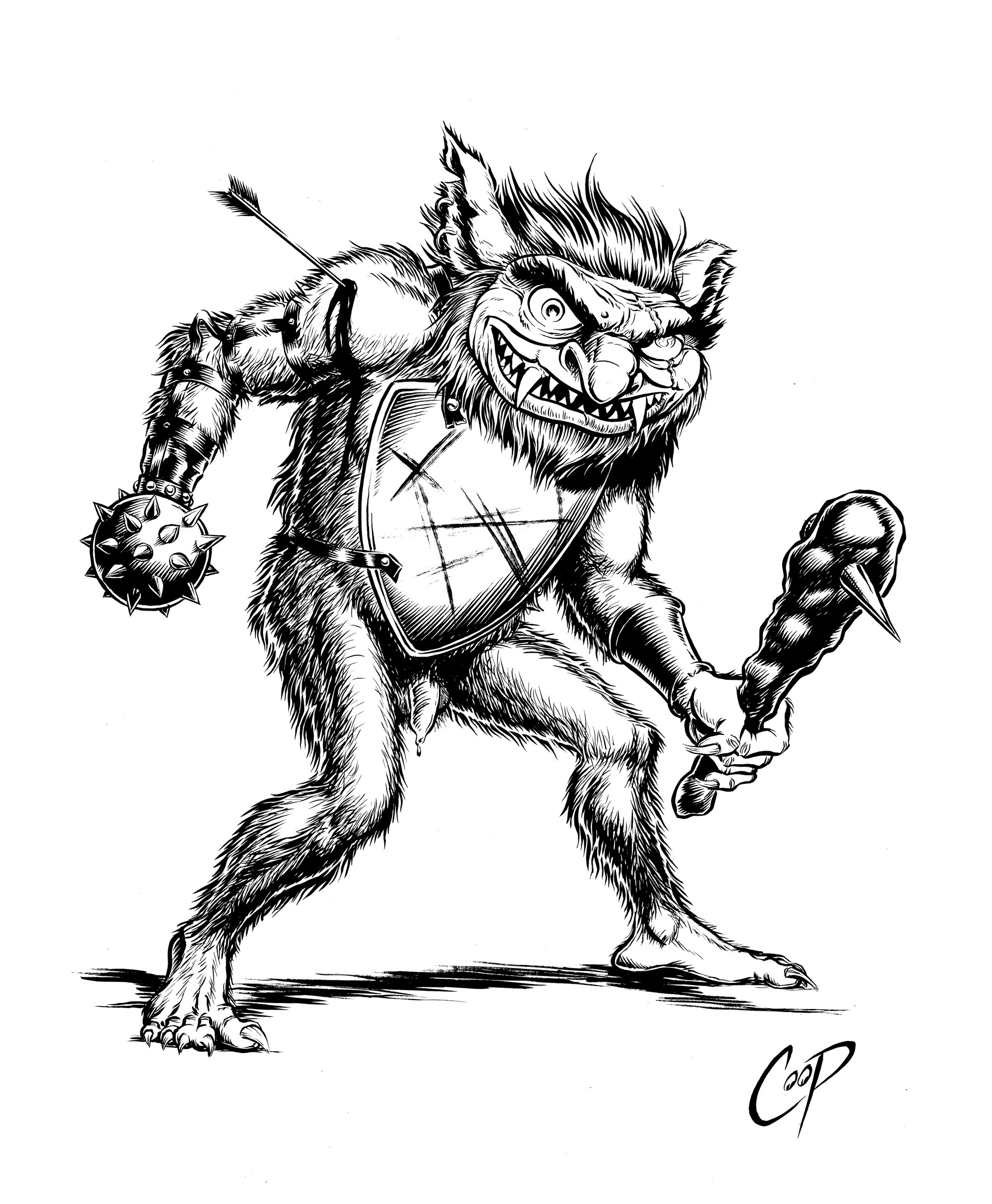 BUGBEAR Original artwork | The Art Of Coop