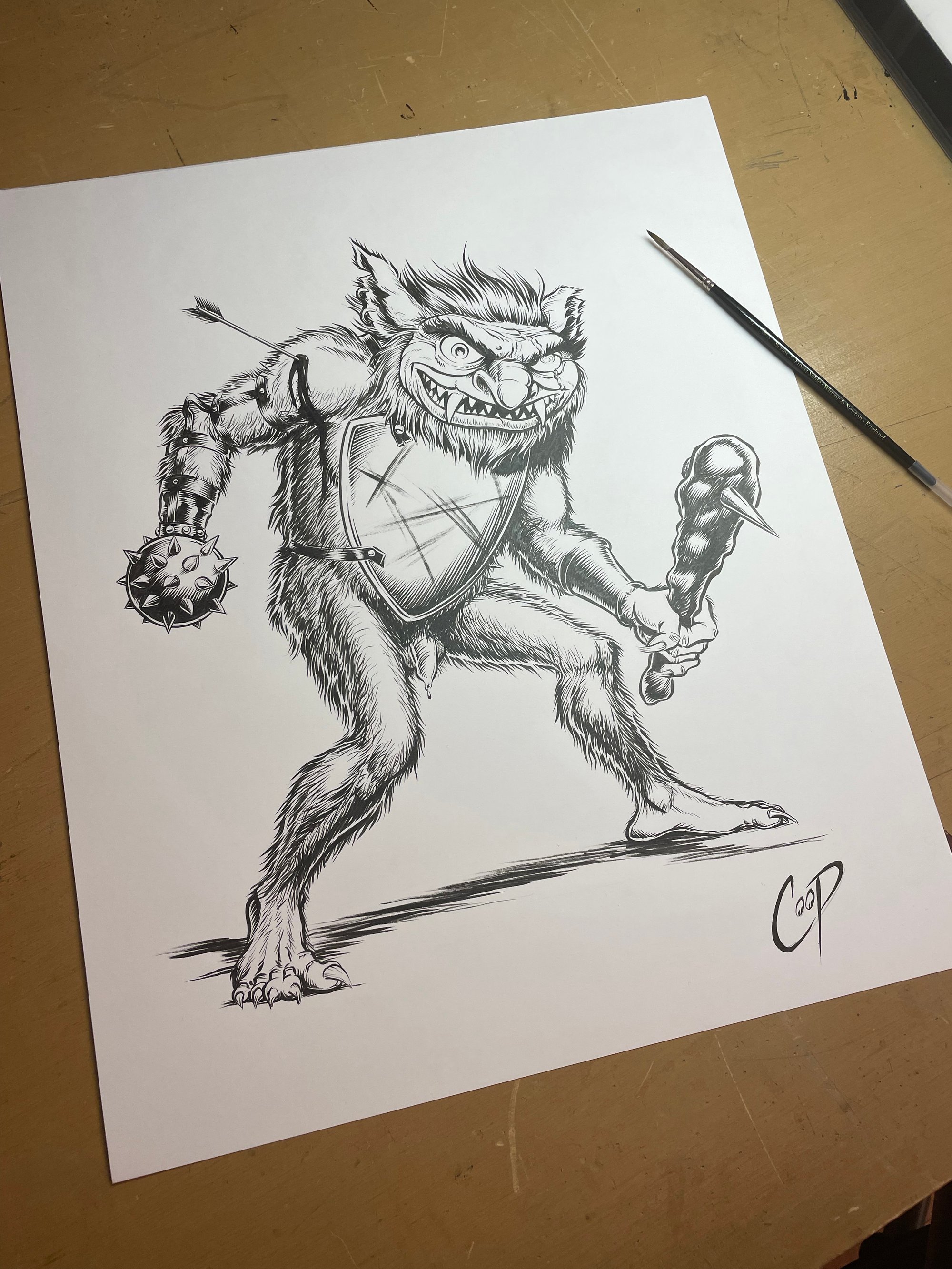 BUGBEAR Original artwork | The Art Of Coop