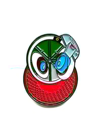 Image 1 of Watermelon “Z” Pin (GITD)