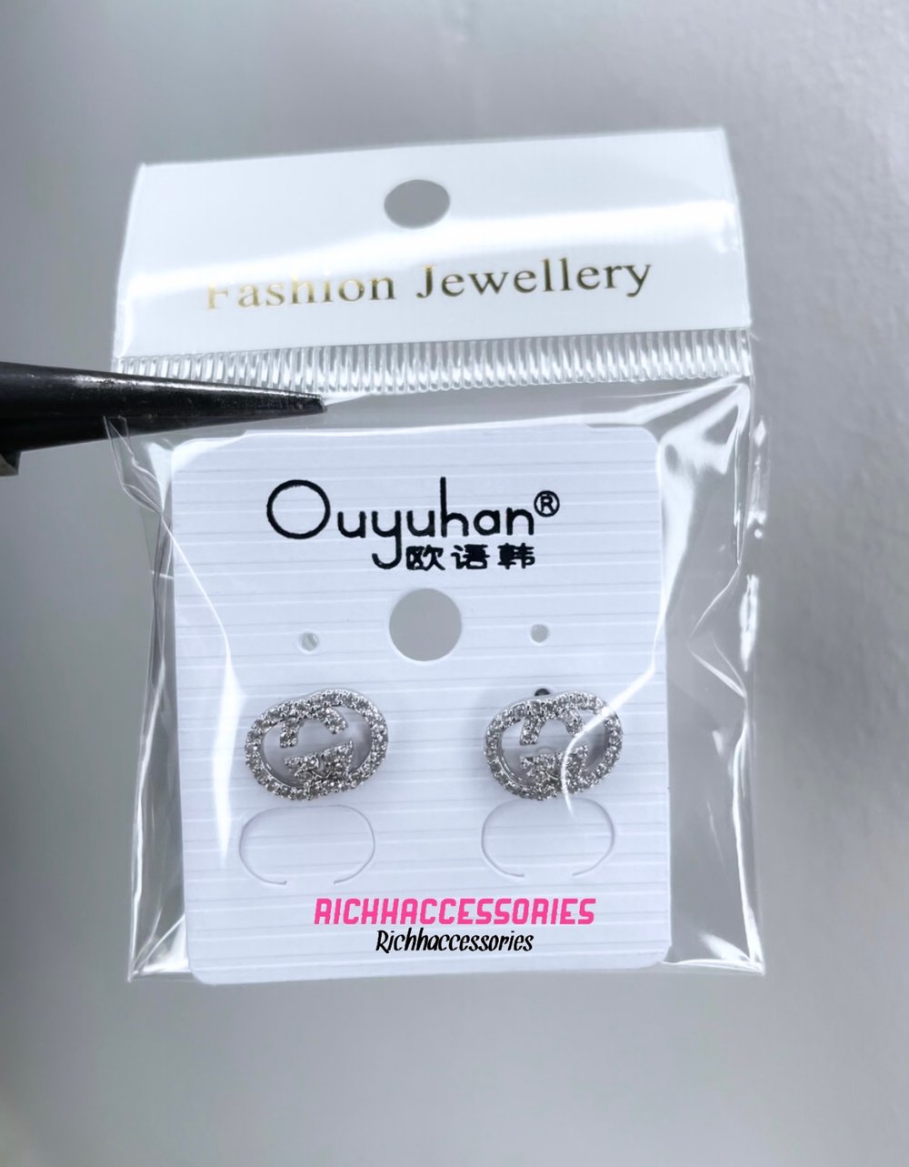 GG Gucci Silver Earings