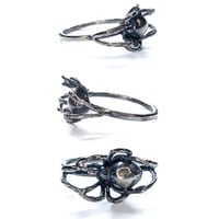 Image 2 of Latrodectus ring in sterling silver or gold