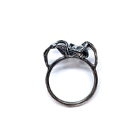 Image 1 of Latrodectus ring in sterling silver or gold