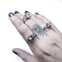 Image 3 of Latrodectus ring in sterling silver or gold