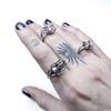 Latrodectus ring in sterling silver or gold