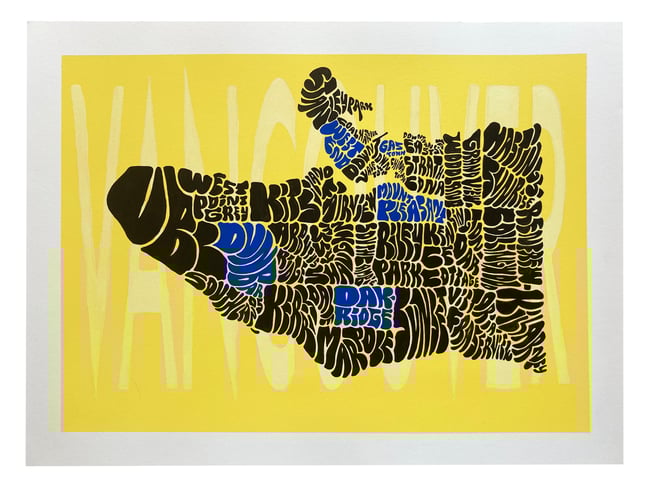 Vancouver Map (Original Painting)