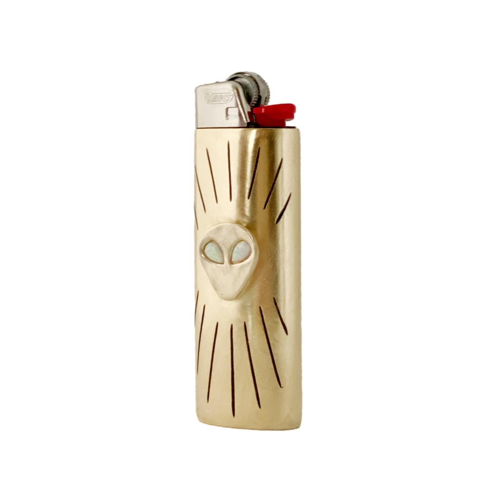 Image of Alien Lighter Case with Opal