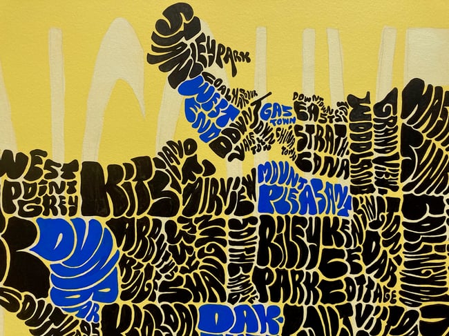 Vancouver Map (Original Painting)