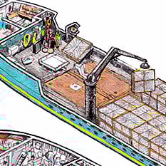 Crabber Exploded View