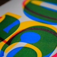 Image 2 of 50th birthday | letterpress card