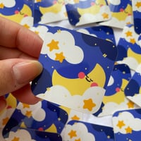 Image 1 of Night time glossy vinyl sticker flake