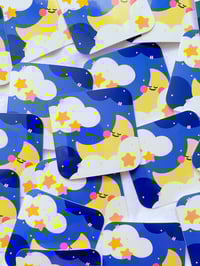 Image 2 of Night time glossy vinyl sticker flake