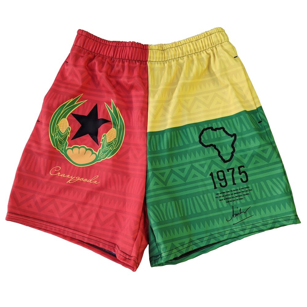 Image of 1975 CV Vintage Flag Athletic Shorts