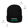 LTC RIBBED KNITTED BEANIE (GREEN/WHITE BUS)