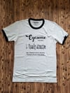 EYESOME - VISUALLY ATTRACTIVE (definition) White w/ Black Tee