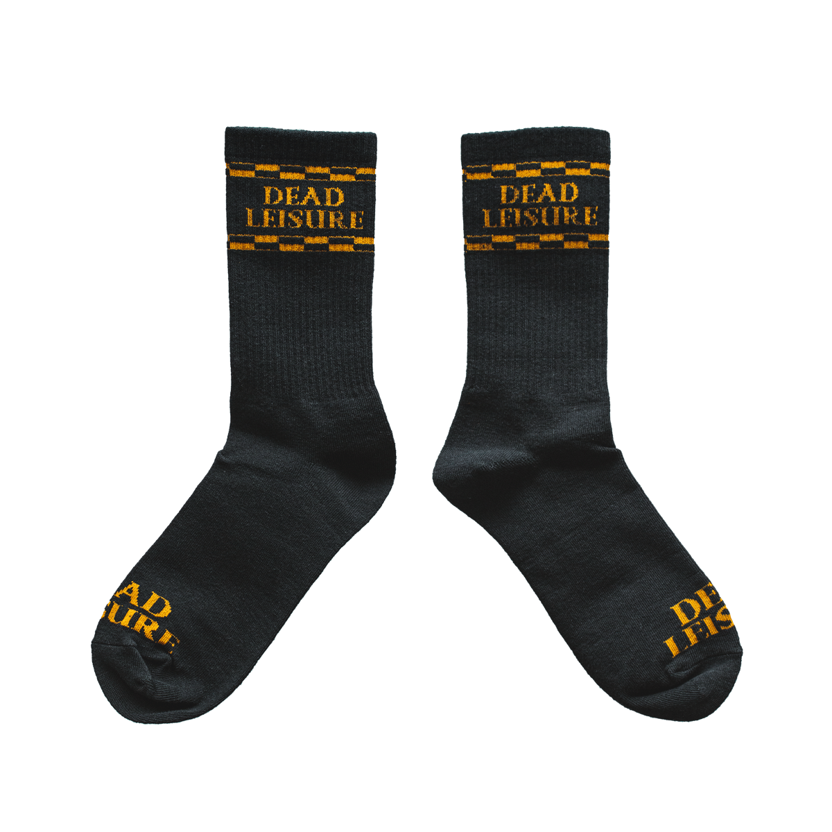 Dead Leisure Logo Socks - Black