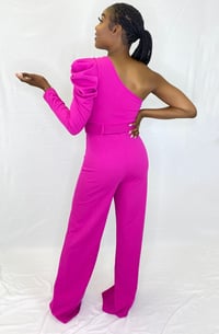 Image 3 of Conservative Jumpsuit (Pink)