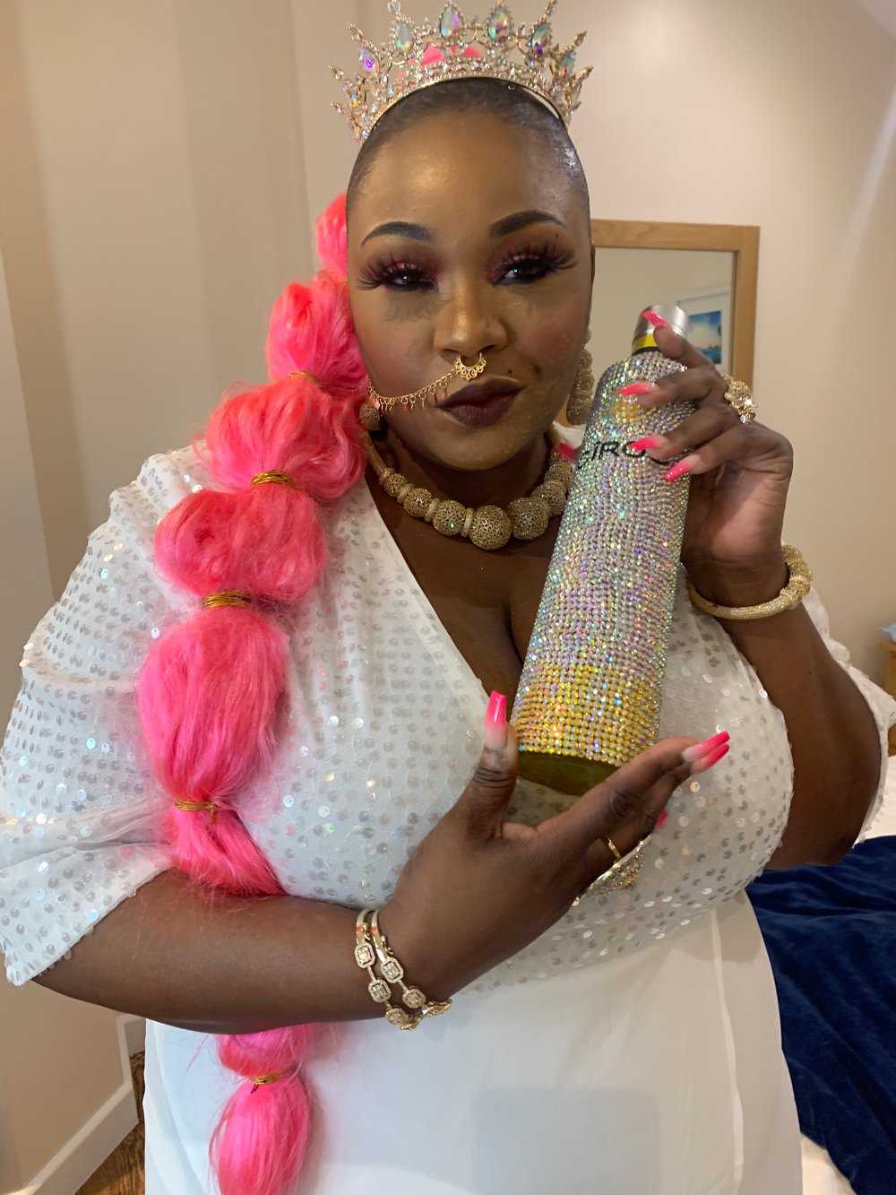 Image of Bling C Vodka Bottle