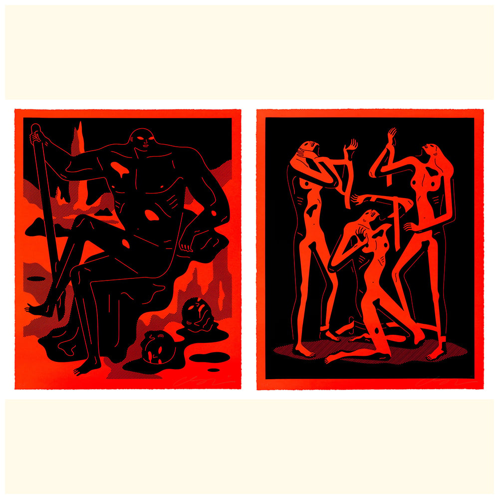 Image of Cleon Peterson Red Prints Set