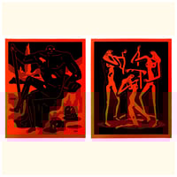 Cleon Peterson Red Prints Set