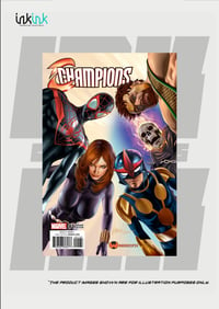Champions 1 Greg Horn Variant Wonderific Comics Exclusive Singapore