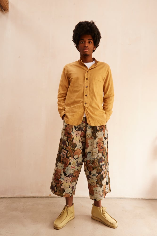 Image of Porter Trouser in Cotton Teddy bear design £195.00