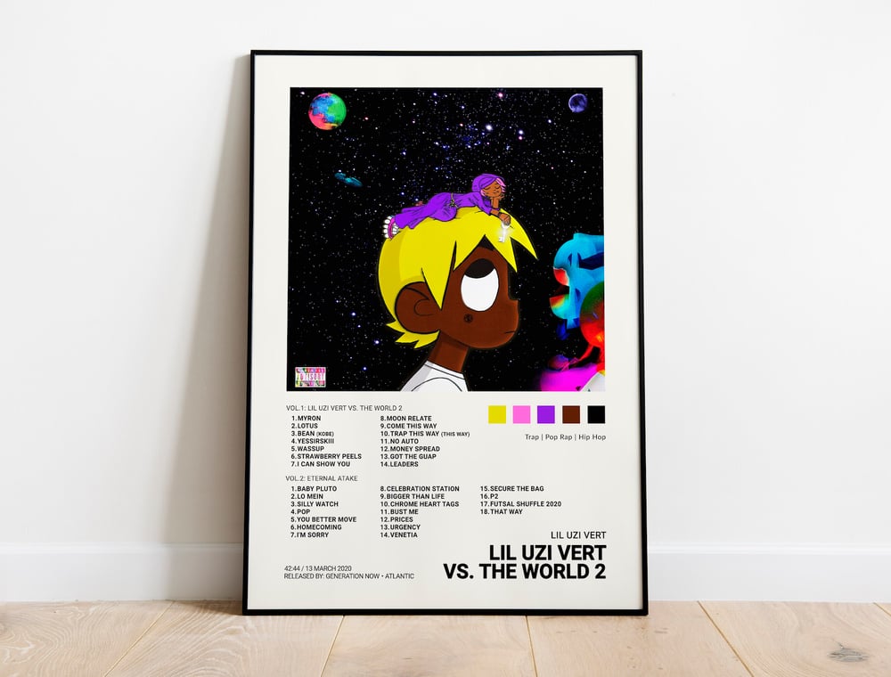 Lil Uzi Vert vs. The World 2 Album Cover Poster