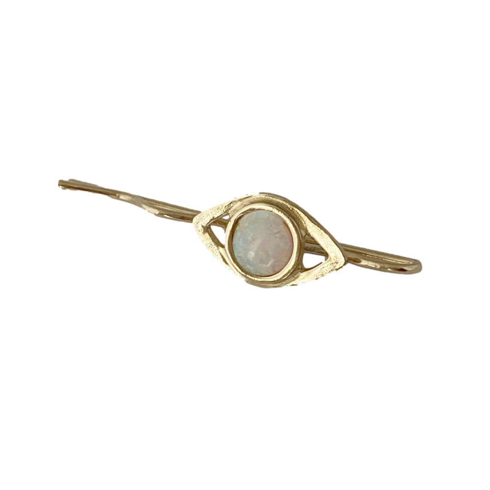 Image of Eye Bobby Pin with Opal