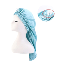 Image 3 of Long Satin Bonnet