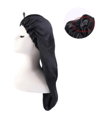 Image 4 of Long Satin Bonnet