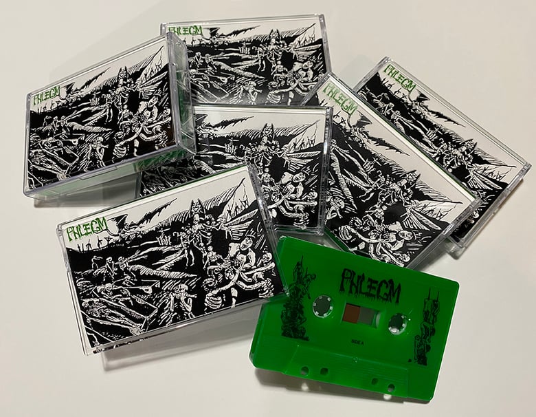 Image of Phlegm " Consumed By The Dead " Cassette Tape