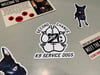 SCK9 Black & White Logo Magnet