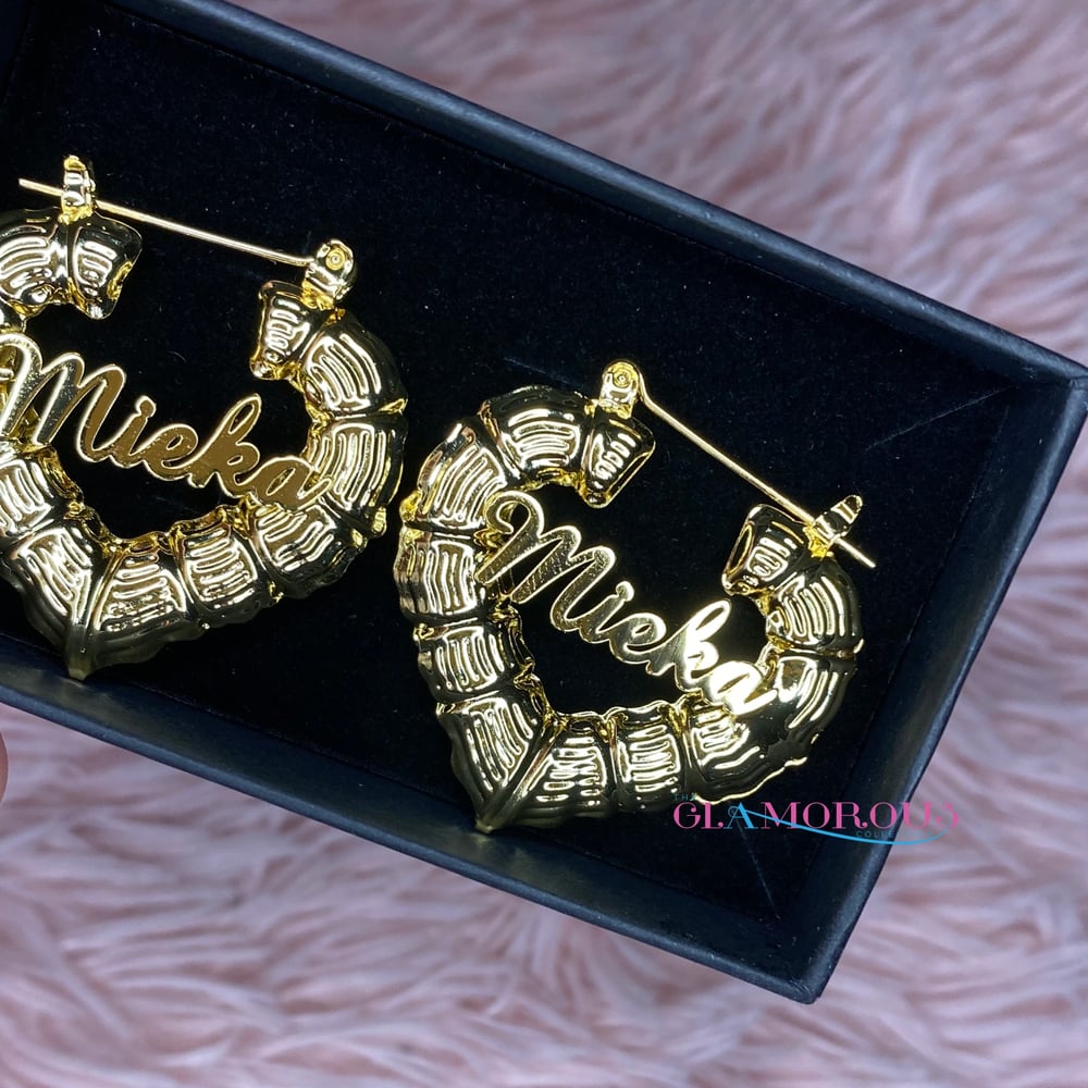 Bamboo Custom Earring 