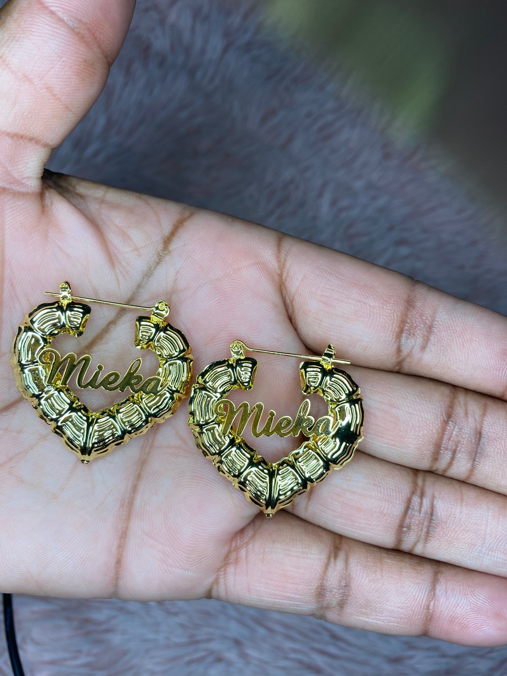 Bamboo Custom Earring