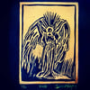 Emily Wilding Davison, Suffragette (Linocut Print)
