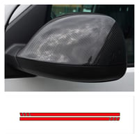 Image 1 of X2 Wing Mirror Slash Decal Vw Transporter T5 T6 T6.1 Amarok 